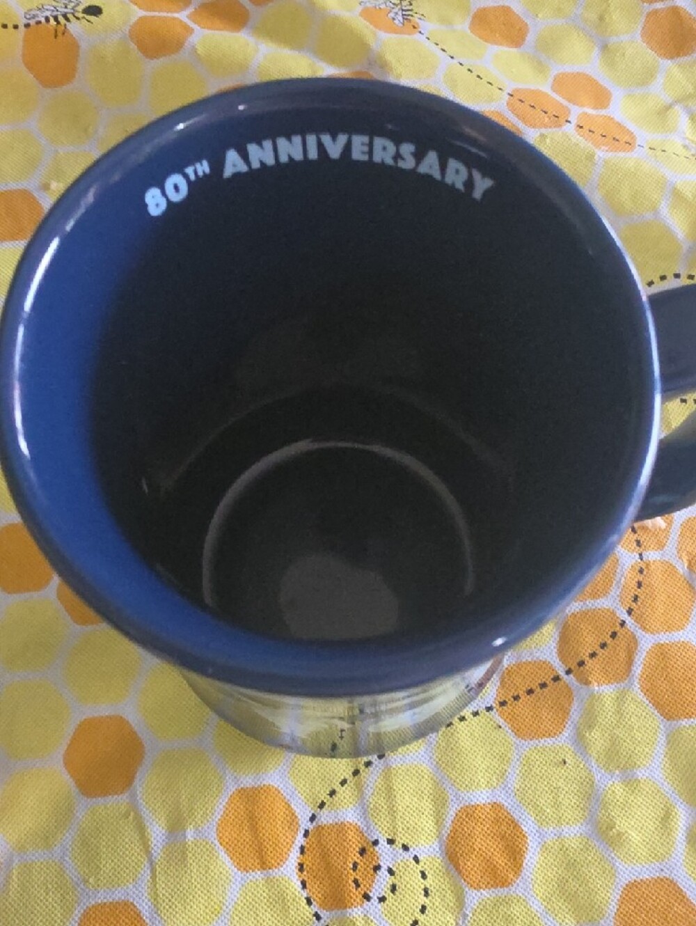 Disney Blue Ceramic Mug with White Logo - Picture 4 of 5